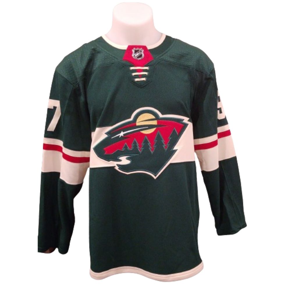 Official Adidas signed jersey - Kirill Kaprizov home AJs coa