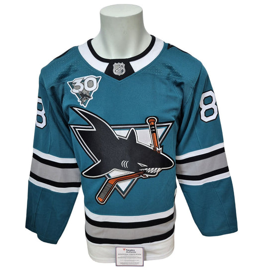 Official Adidas signed jersey - Brent Burns 30th Anniversary Season Alternate Fanatics coa