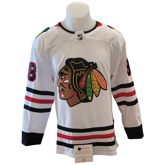 Official Adidas signed jersey - Connor Bedard away rookie AJs coa