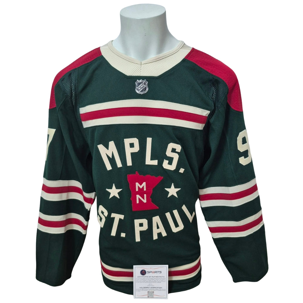 Chandail officiel Adidas signé - Kirill Kaprizov classique hivernale 2022 AJs coa