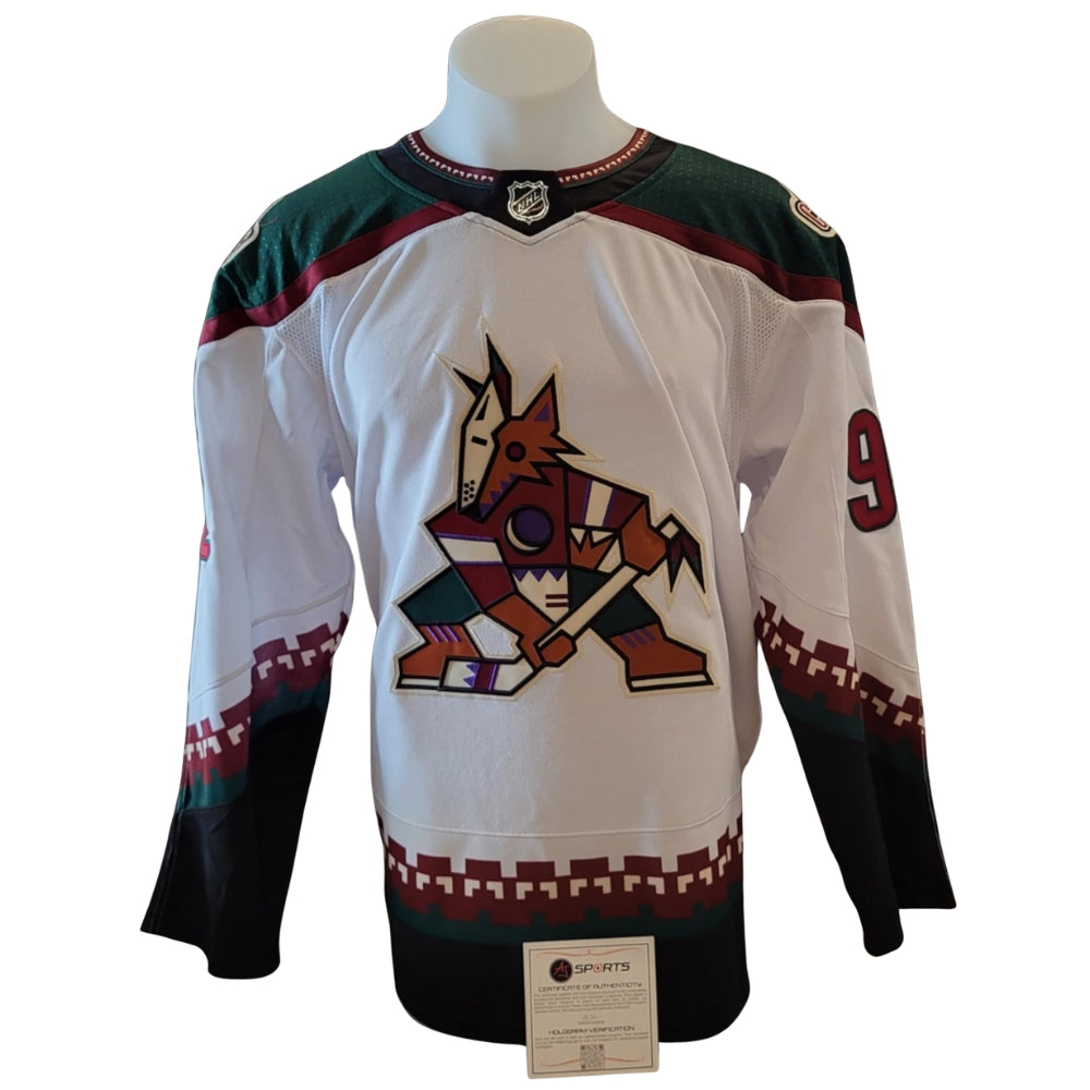 Official Adidas signed jersey - Logan Cooley kachina white inscribed and limited edition Ajs coa