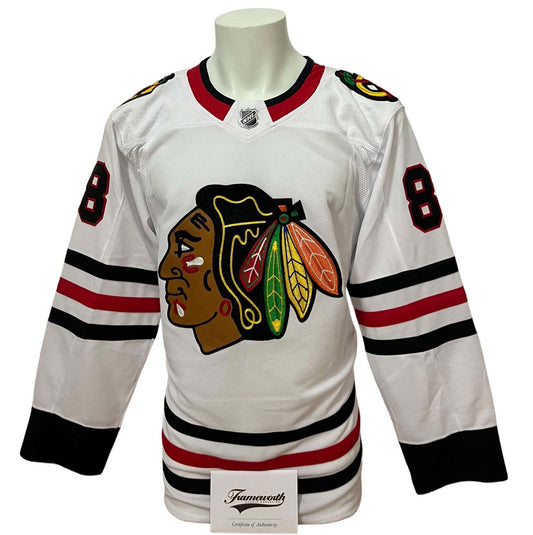 Official Adidas signed jersey - Patrick Kane away Frameworth coa