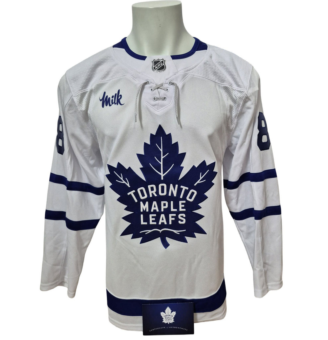 Chandail officiel Adidas signé - William Nylander extérieur #88 MLSE coa