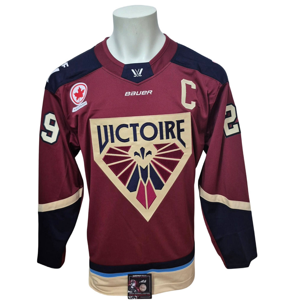 Official Bauer signed jersey - Marie-Philippe Poulin PWHL home Premium Autograph coa