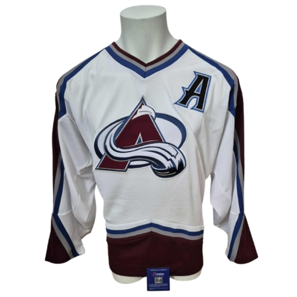 Official CCM signed jersey - Ray Bourque white 2x inscribed Premium Autograph coa