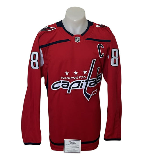 Chandail officiel Fanatics Premium signé - Alex Ovechkin domicile inscrit 895 Buts Fanatics coa