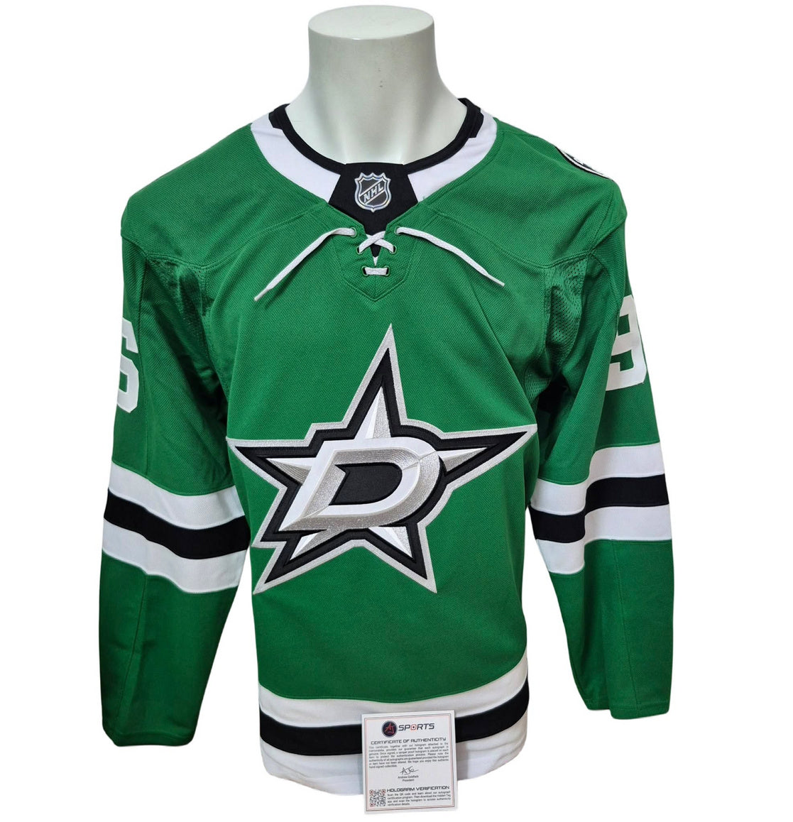 Chandail officiel Fanatics Premium signé - Mikko Rantanen night skyline ART LE25 Ajs coa