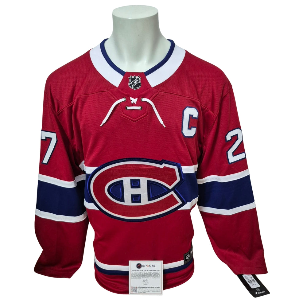 Chandail officiel Fanatics breakaway signé - Alexei Kovalev domicile AJs coa