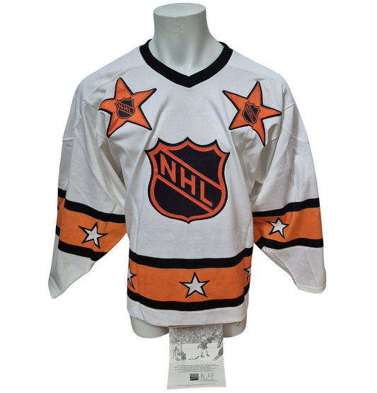Official signed GNR jersey - Bobby Orr All-star white 1975 LE/44 GNR coa