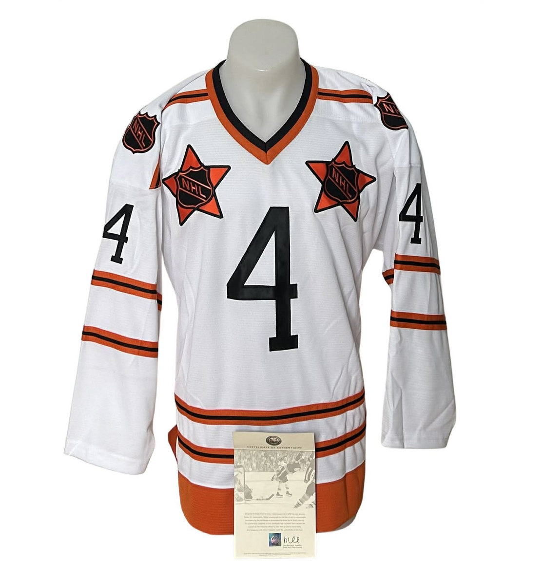 Official signed jersey - Bobby Orr white 1971-72 LE/44 GNR coa