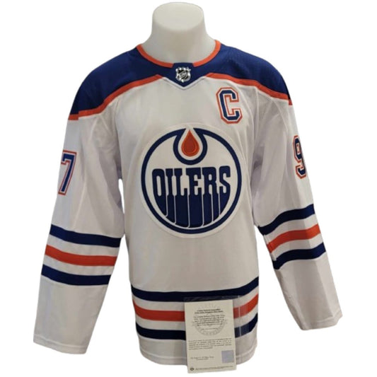Official Adidas signed jersey - Connor Mcdavid away UD coa