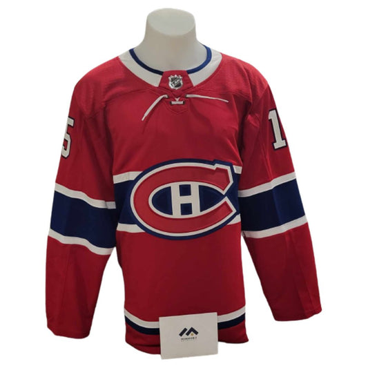 Chandail officiel Adidas signé - Alex Newhook domicile Memorable coa