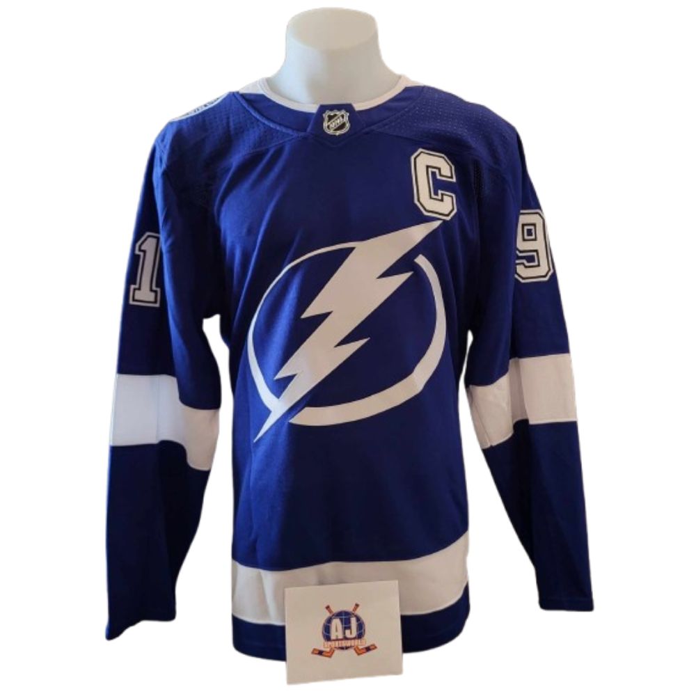 Chandail officiel Adidas signé - Steven Stamkos domicile AJS coa