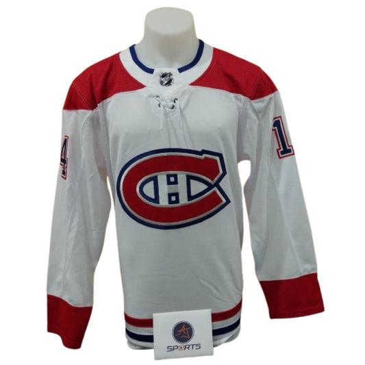 Official Adidas signed jersey - Nick Suzuki away inscribed first game AJs coa