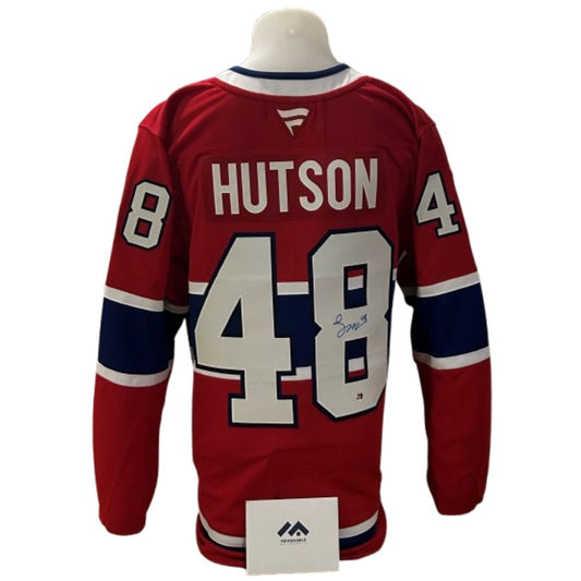 Official Fanatics Premium signed jersey - Lane Hutson home Memorable coa