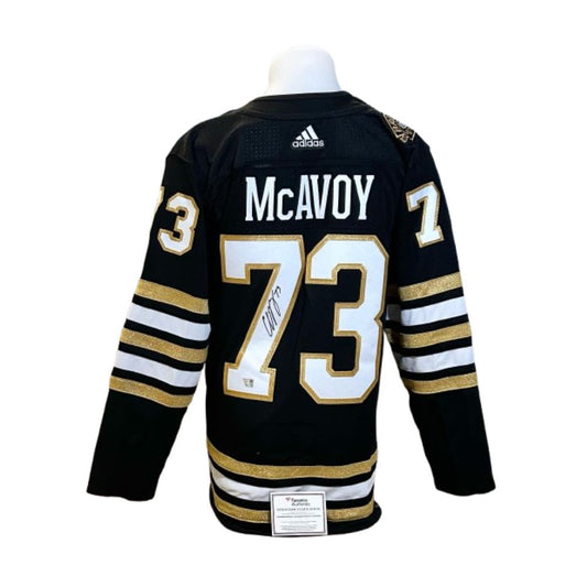 Official Adidas signed jersey - Charlie Mcavoy third Fanatics coa