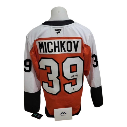 Official Fanatics Premium signed jersey - Matvei Michkov home Memorable coa