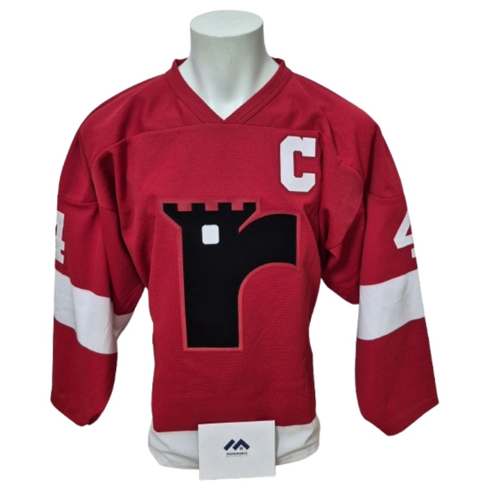 Official AK signed jersey - Guy Lafleur red Memorable coa