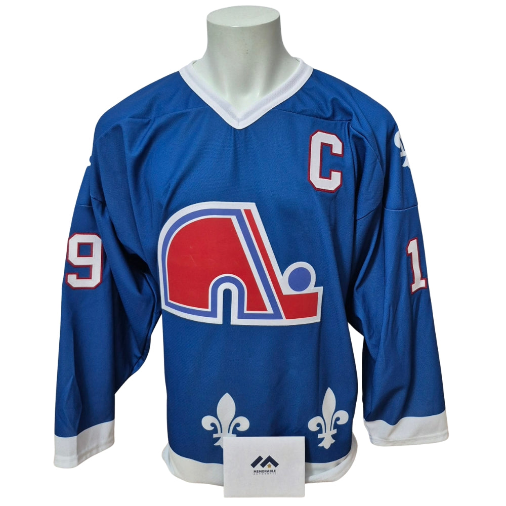 Official AK vintage signed jersey - Joe Sakic blue Memorable coa