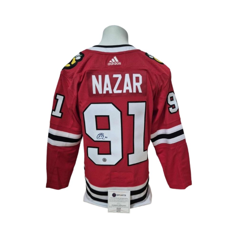 Chandail officiel Adidas signé - Frank Nazar domicile recrue AJs coa