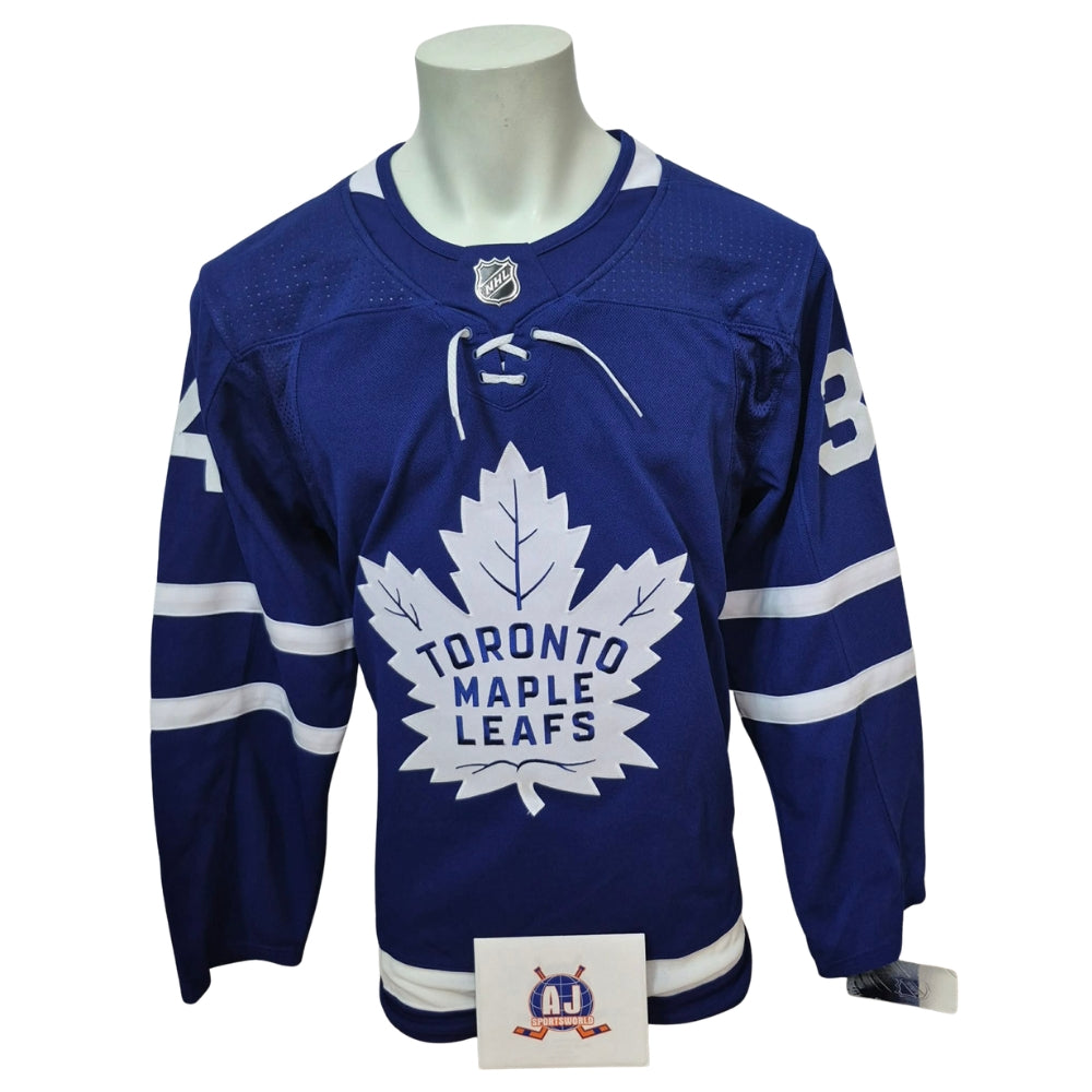 Official Adidas signed jersey - Auston Matthews home AJs coa