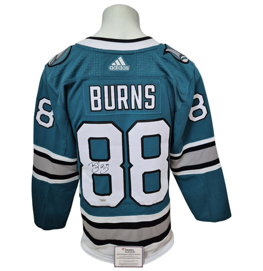 Official Adidas signed jersey - Brent Burns 30th Anniversary Season Alternate Fanatics coa