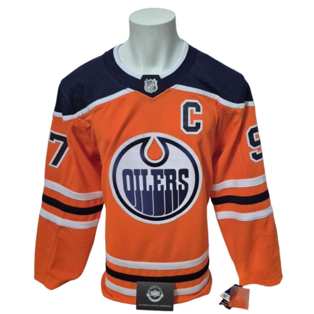 Official Adidas signed jersey - Connor Mcdavid orange limited edition and inscribed UD coa