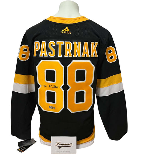 Official Adidas signed jersey - David Pastrnak alternate Frameworth coa