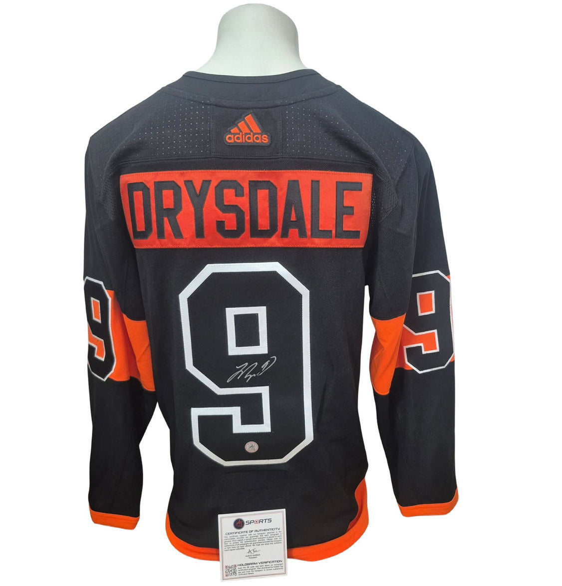 Official Adidas signed jersey - Jamie Drysdale Alternate black Ajs coa