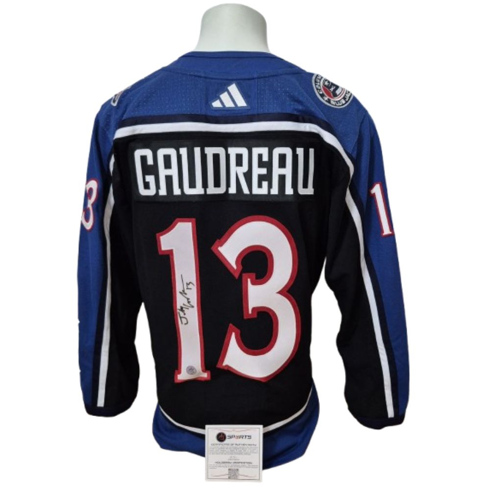 Official Adidas signed jersey - Johnny Gaudreau RR 2.0 AJs coa