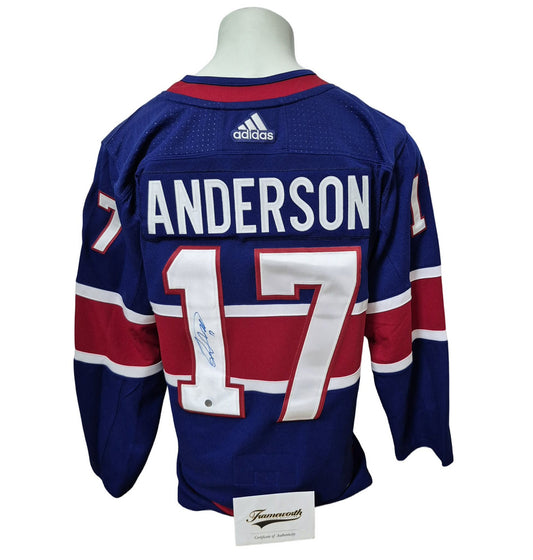 Official Adidas signed jersey - Josh Anderson RR 1.0 Frameworth coa