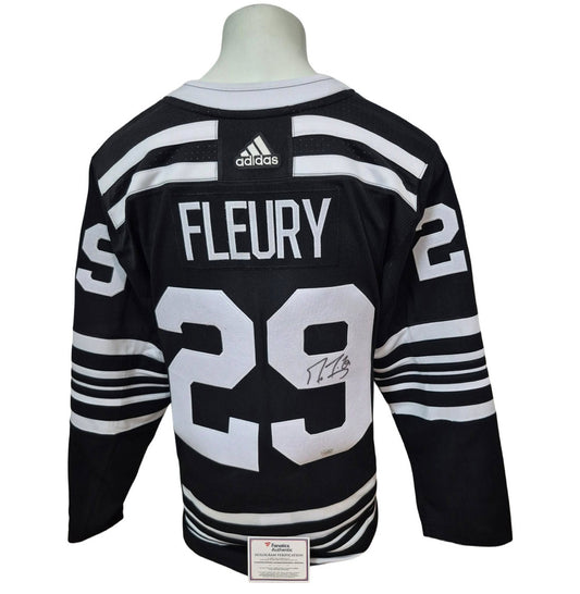 Official Adidas signed jersey - Marc-André Fleury 3rd black Fanatics coa 