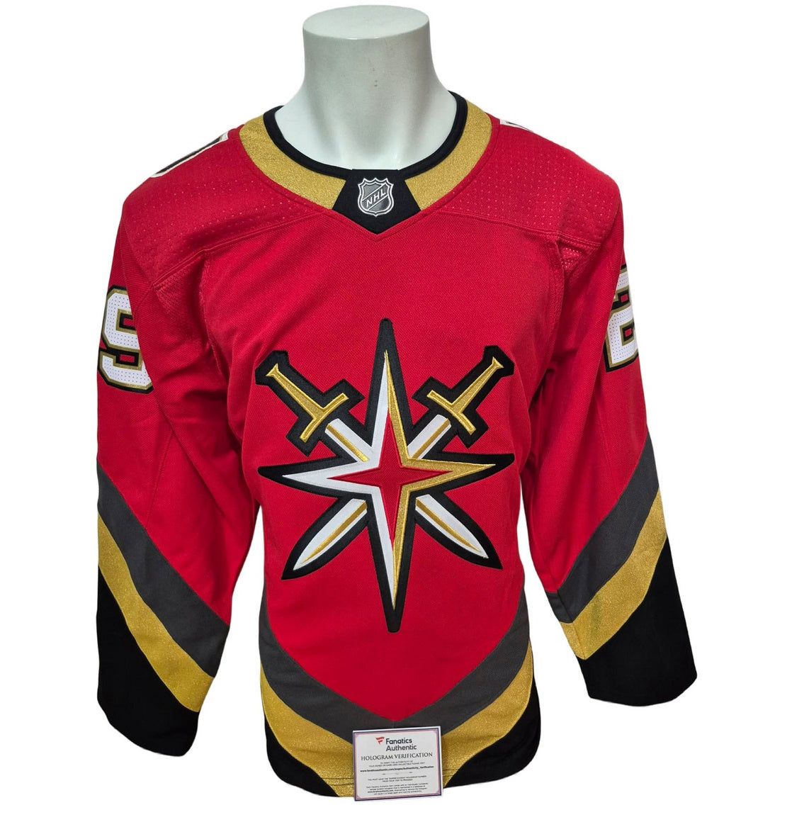 Official Adidas signed jersey - Marc-André Fleury 3rd red Fanatics coa 
