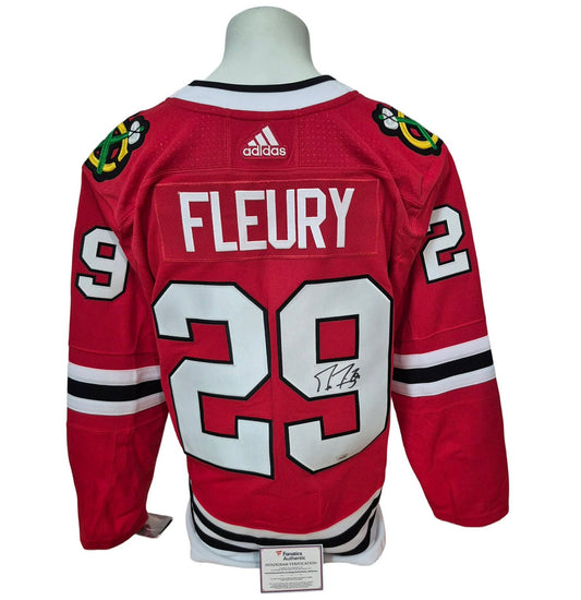 Official Adidas signed jersey - Marc-André Fleury home Fanatics coa 
