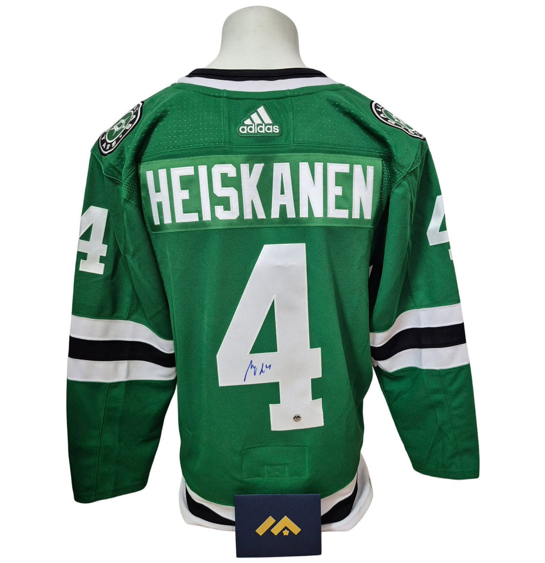 Chandail officiel Adidas signé - Miro Heiskanen domicile Memorable coa