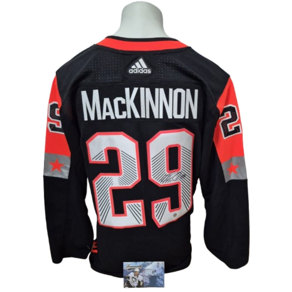 Official Adidas signed jersey - Nathan Mackinnon allstar 2020 Frameworth coa