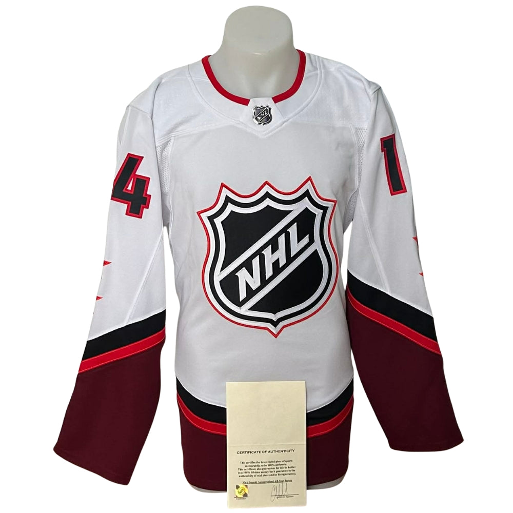 Official Adidas signed jersey - Nick Suzuki 2022 All Star HH coa