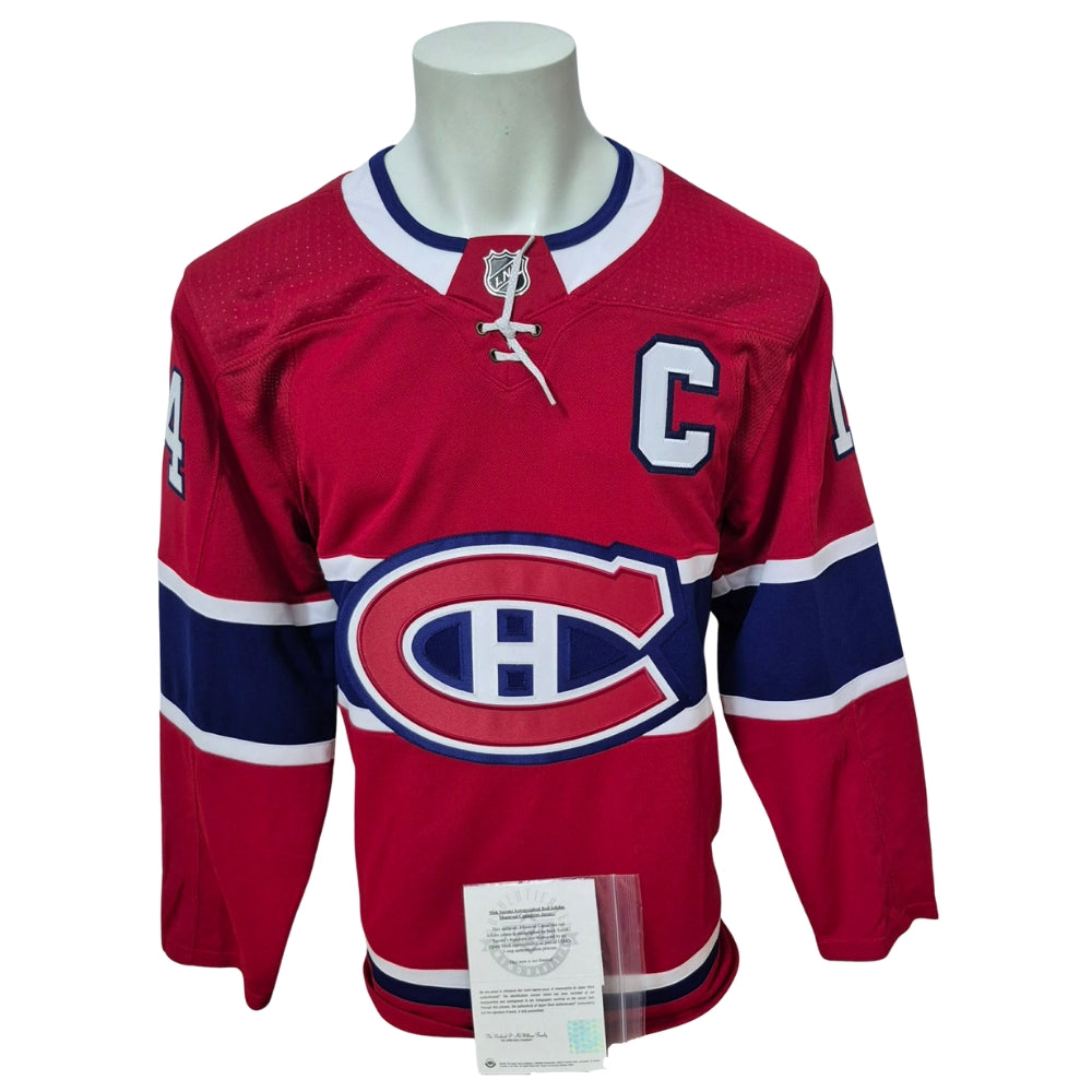 Official Adidas signed jersey - Nick Suzuki home UD coa