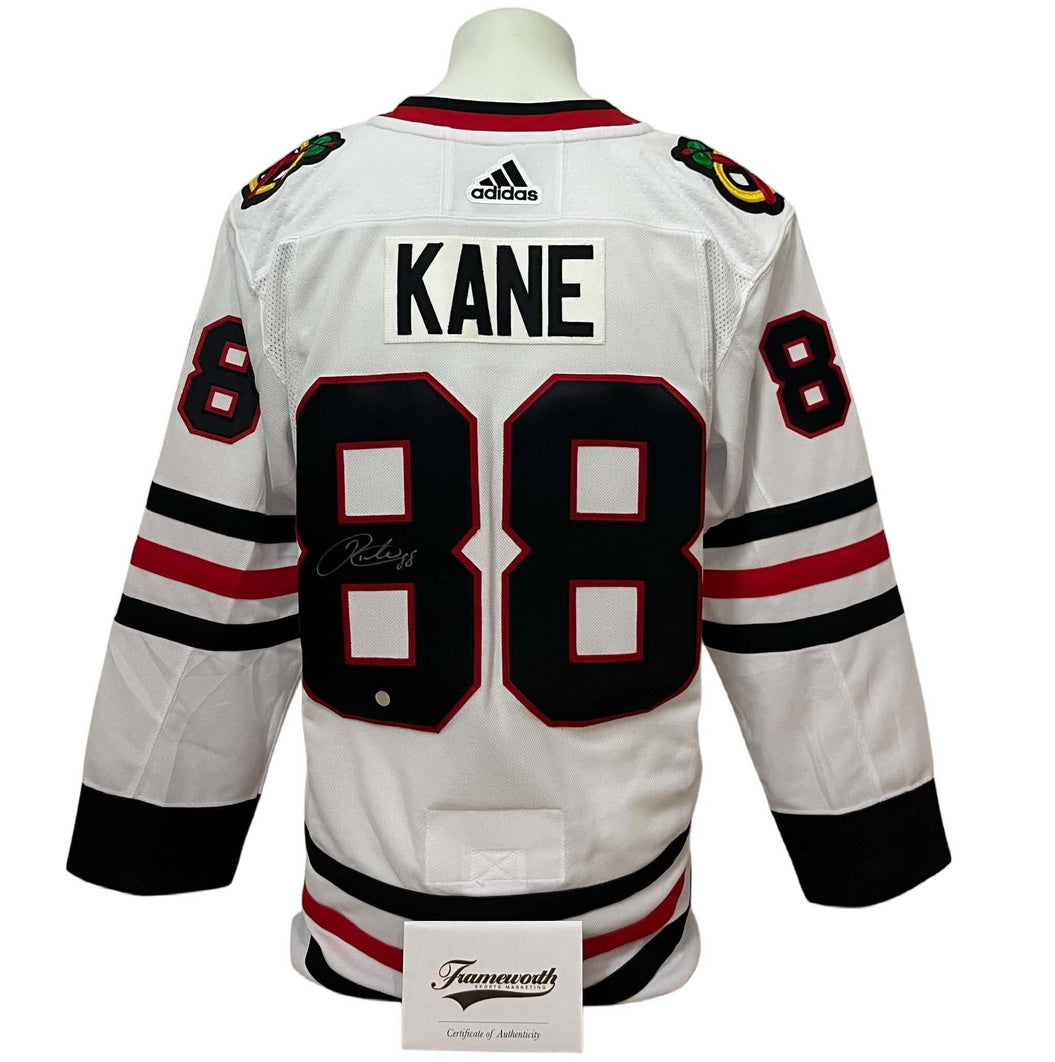 Official Adidas signed jersey - Patrick Kane away Frameworth coa