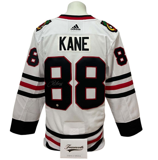 Official Adidas signed jersey - Patrick Kane away Frameworth coa