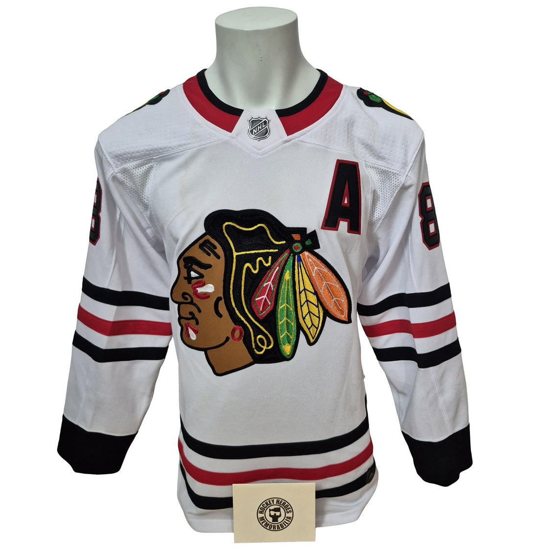 Official Adidas signed jersey - Patrick Kane away HH coa