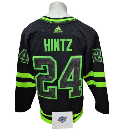 Official Adidas signed jersey - Roope Hintz blackout alternate East Coast coa