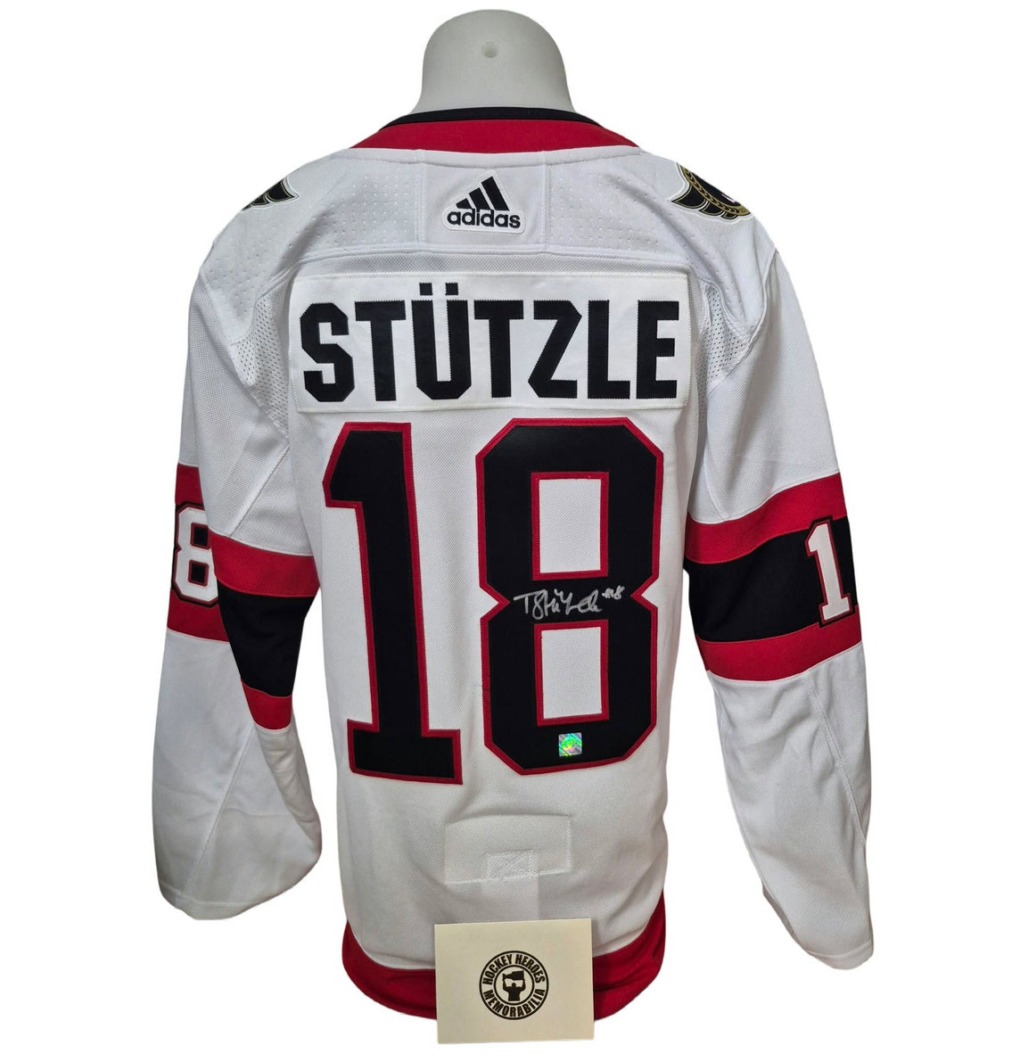 Official Adidas signed jersey - Tim Stutzle away HH coa