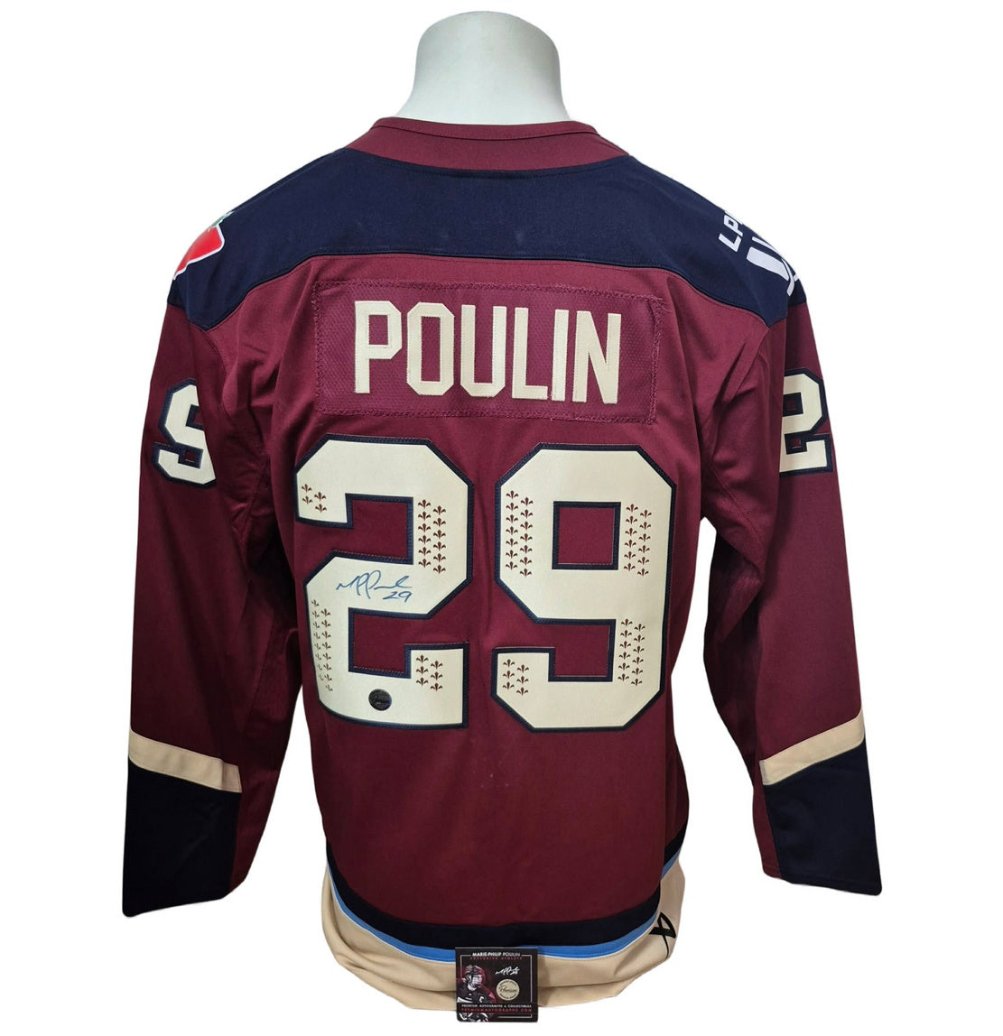 Official Bauer signed jersey - Marie-Philippe Poulin PWHL home Premium Autograph coa