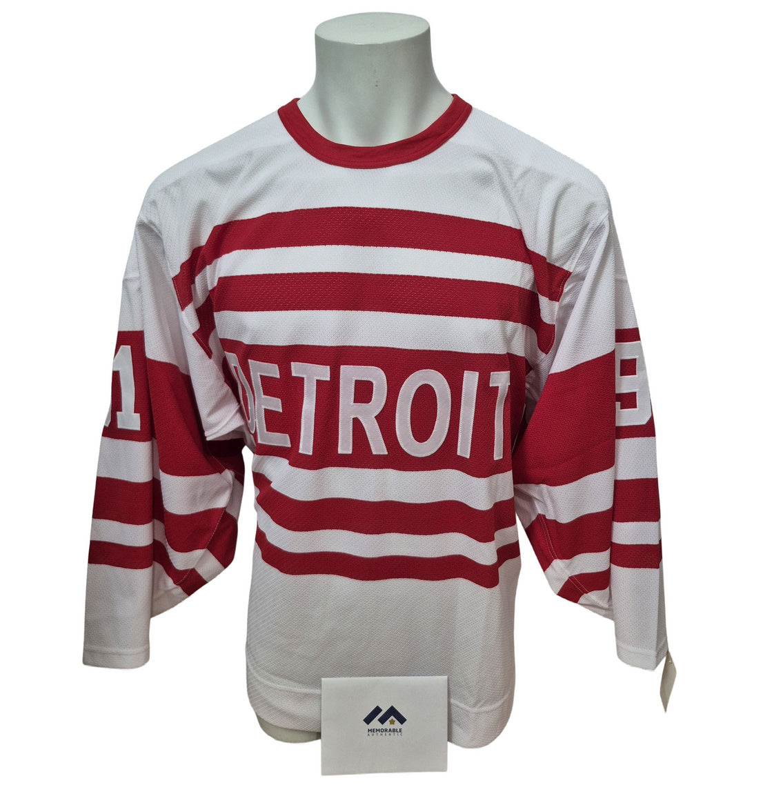 Chandail officiel CCM pro signé - Sergei Fedorov 91-92 équipe classique Memorable coa