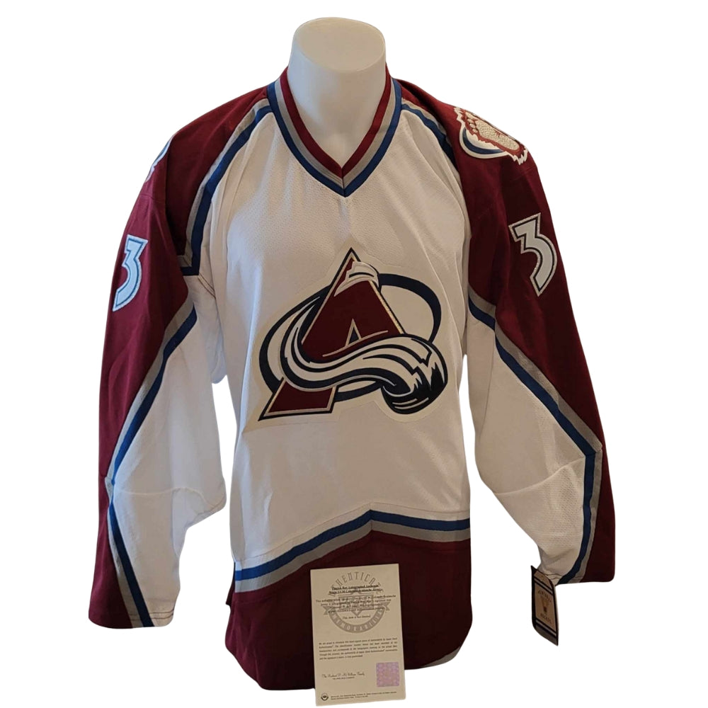 Official CCM vintage signed jersey - Patrick Roy white UD coa
