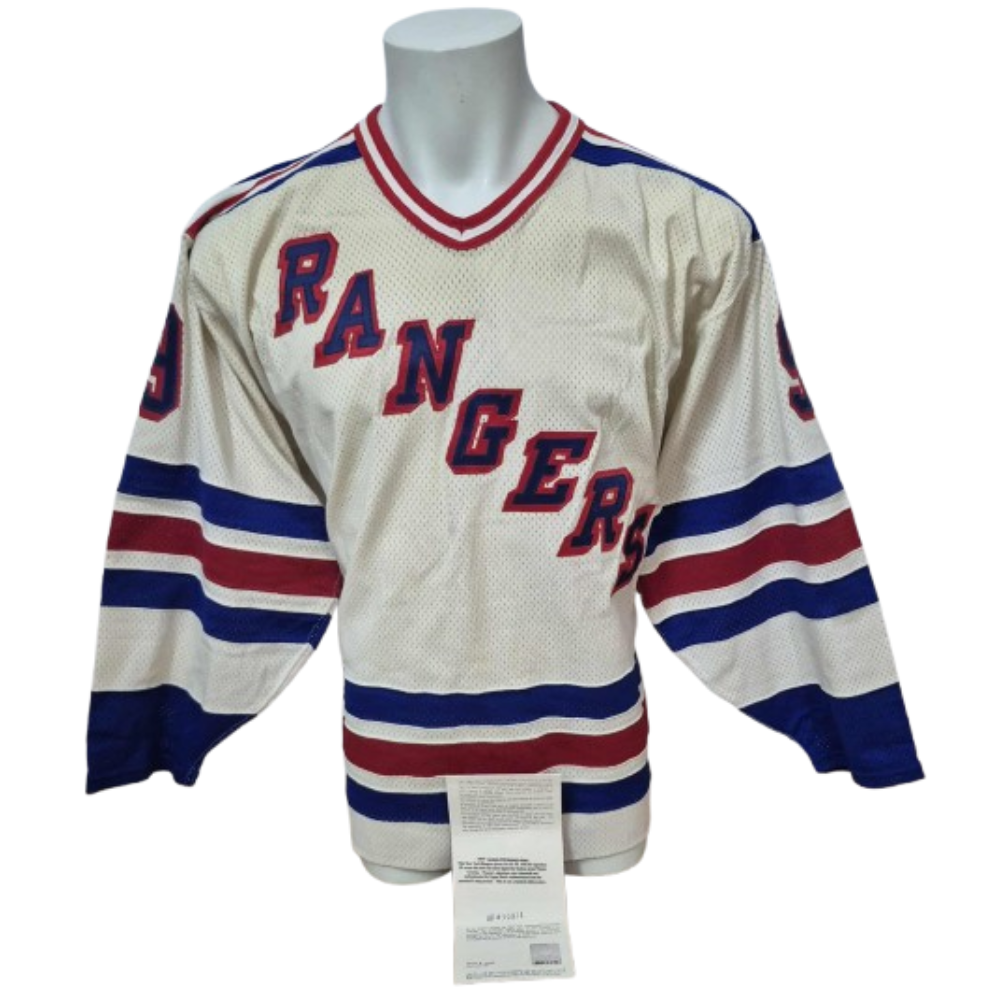 Chandail officiel Double CCM Pro signé - Wayne Gretzky blanc UD coa