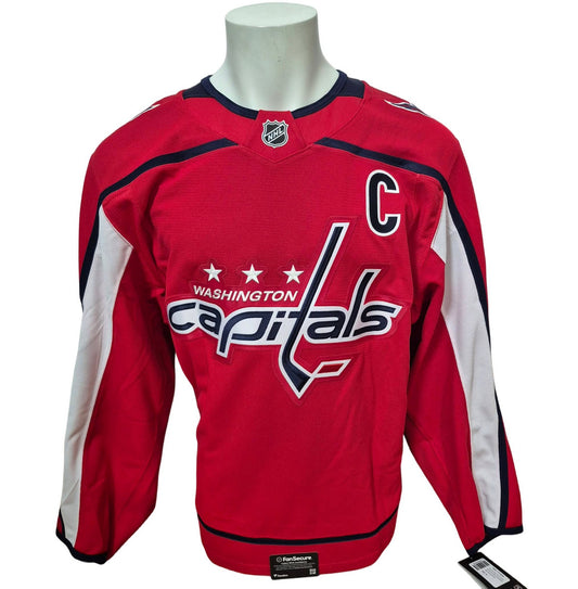 Official Fanatics Premium ON ICE AUTHENTIC signed jersey - Alex Ovechkin home Fanatics coa