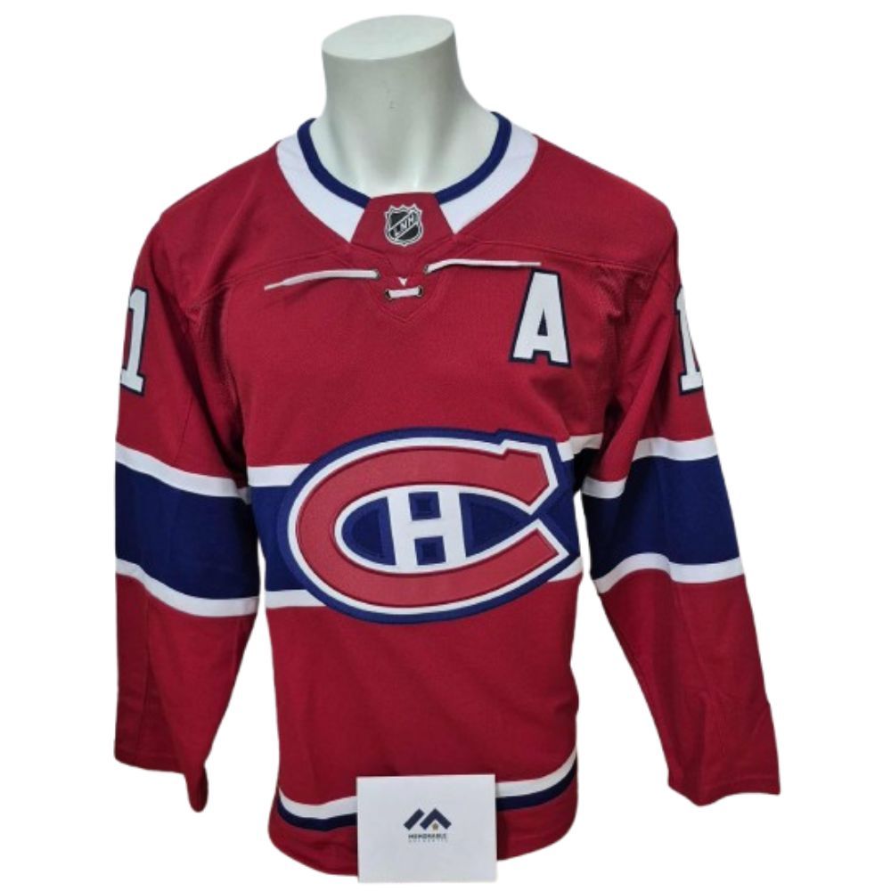 Chandail officiel Fanatics Premium signé - Brendan Gallagher domicile Memorable coa