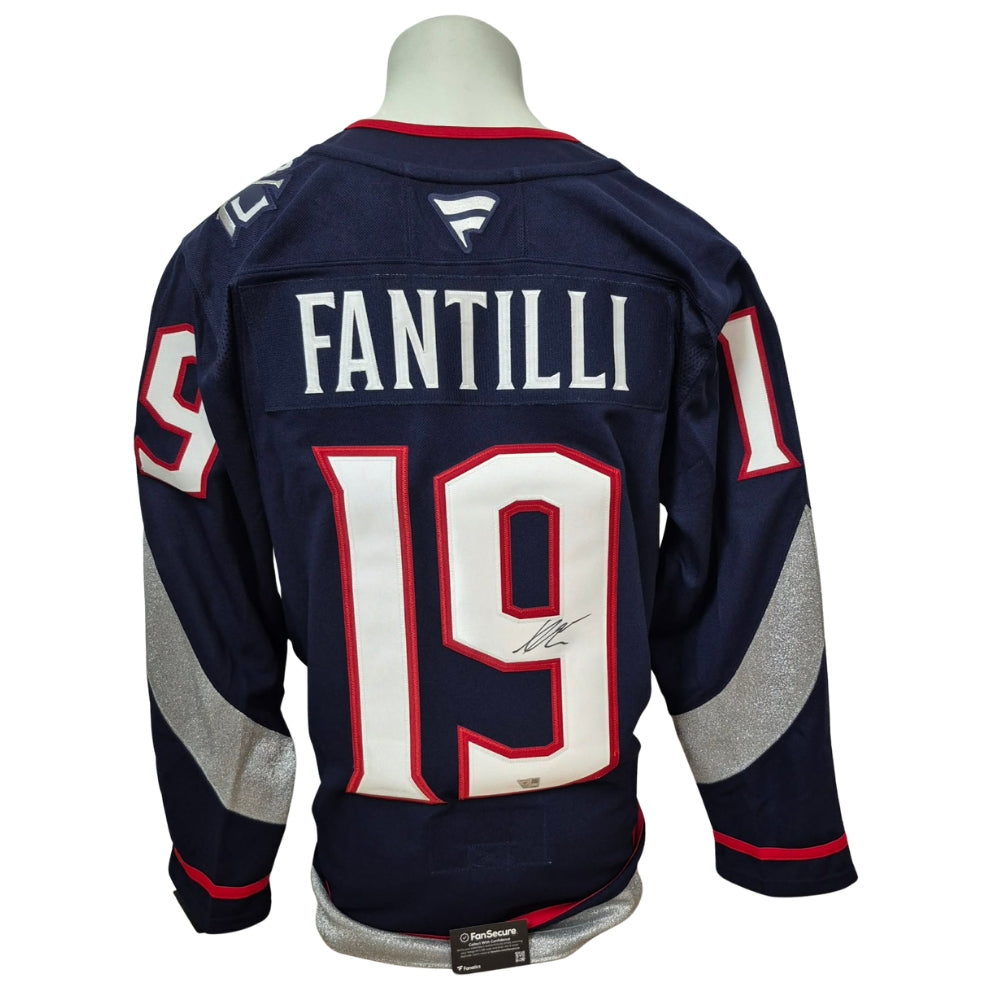 Official Fanatics Premium signed jersey - Adam Fantilli Stadium Series Fanatics coa